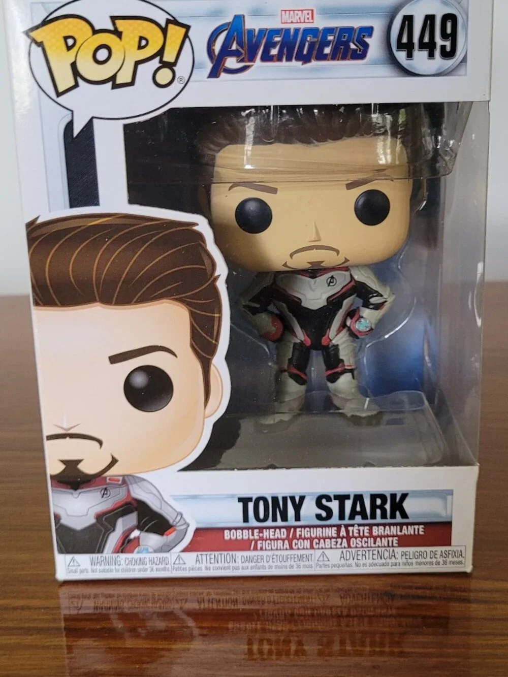 Funko Pop! Marvel Avengers Tony Stark #449 Bobblehead Figure